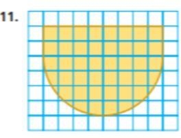 Estimate the perimeter and he area of the shaded figure.-example-1