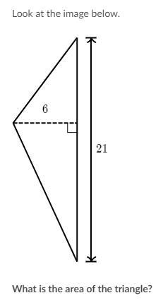 Look at the image below What is the area of the triangle?-example-1