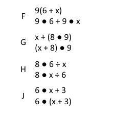 Which two expressions are equivalent?-example-1