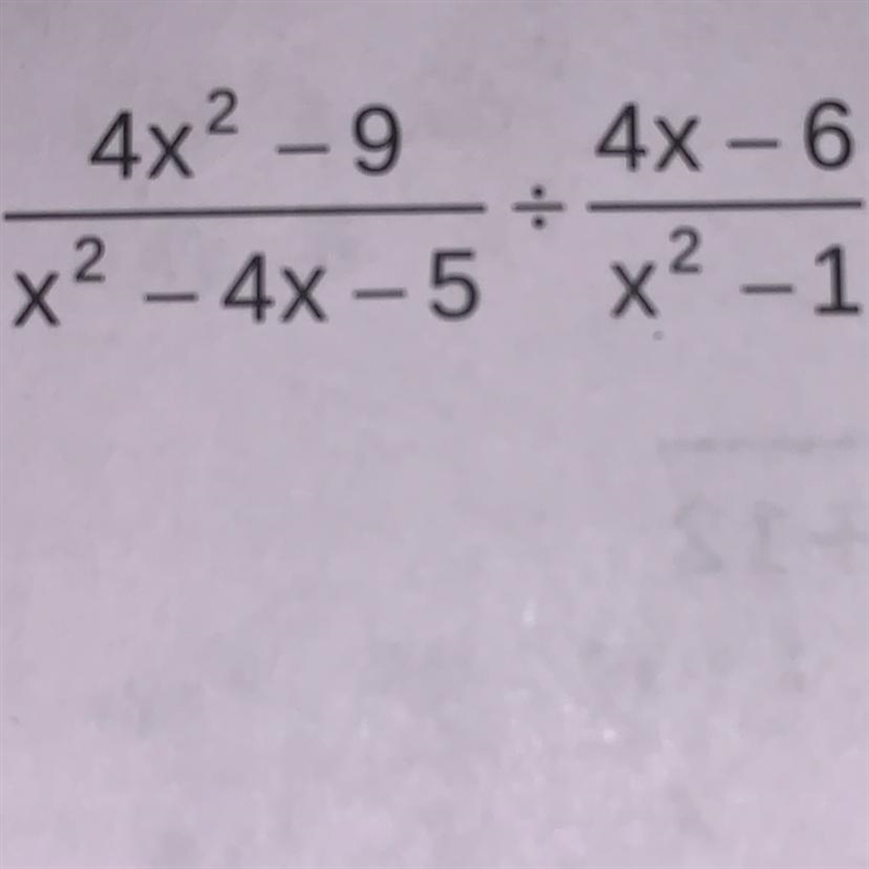 Rational function / Divide Please draw steps and show answer-example-1