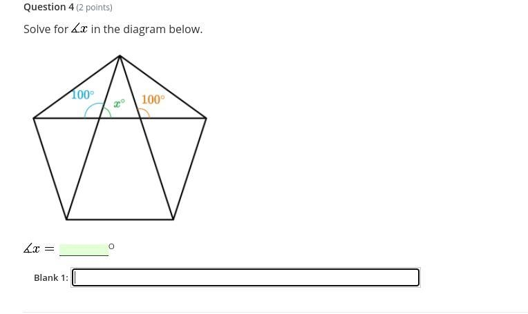 Solve for x in the diagram below-example-1