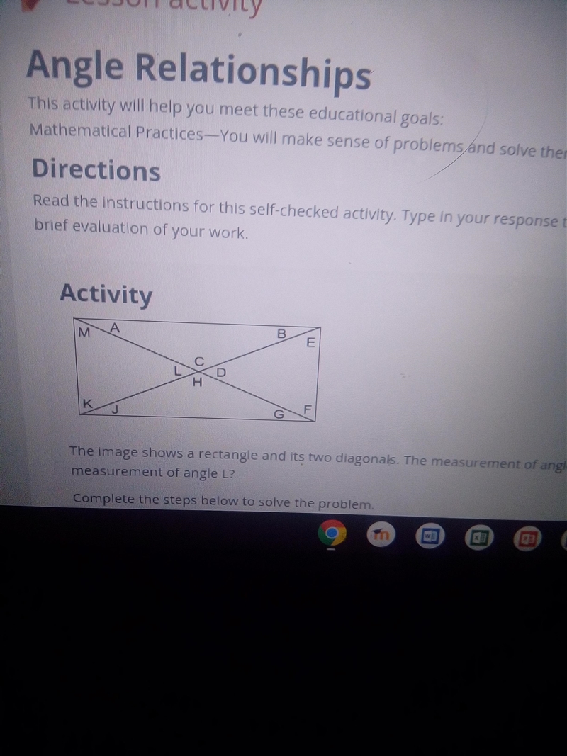 What is the measurement of angel c-example-1