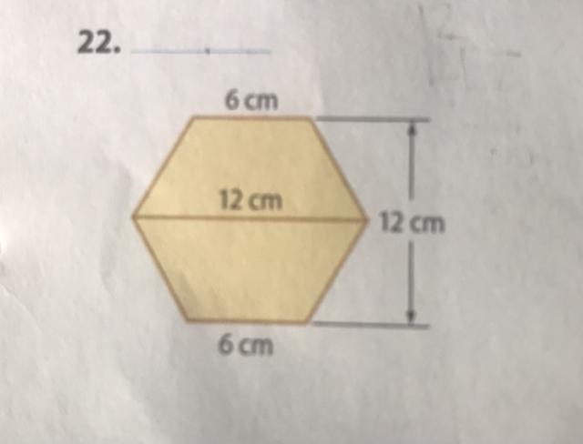 Each figure below is made up of congruent trapezoids. Find the area of the figure-example-1