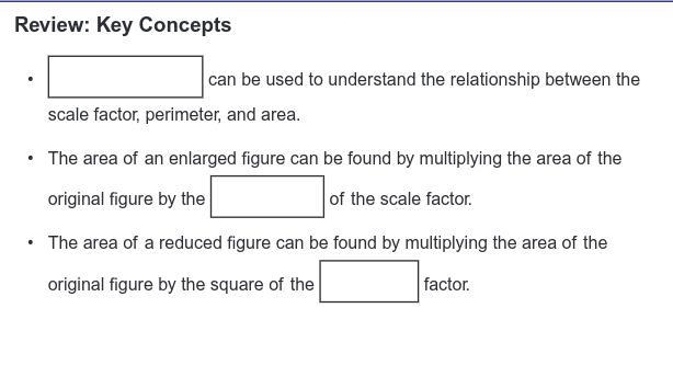 helppppppp in need Review: Key Concepts • ______can be used to understand the relationship-example-1