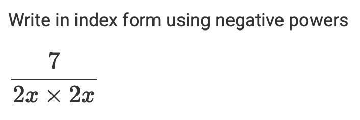 Please Help! Topic: Indices with algebraic expressions-example-1