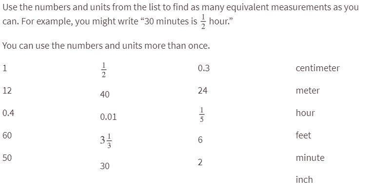 You can use the numbers and units more than once.-example-1