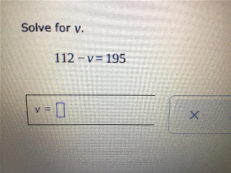 Solve for v………………..¿…………..-example-1