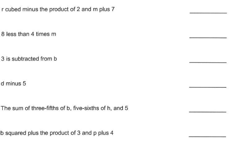 Can you translate these algebraic expressions?-example-2