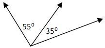 Classify the pair of angles. a) adjacent and supplementary b) adjacent and complimentary-example-1