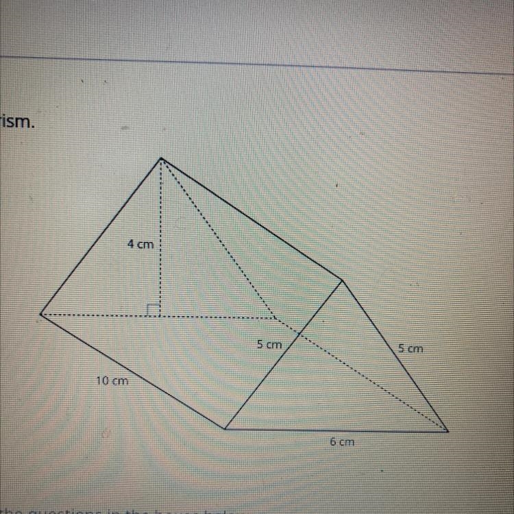 Find the volume and surface area of this shape-example-1