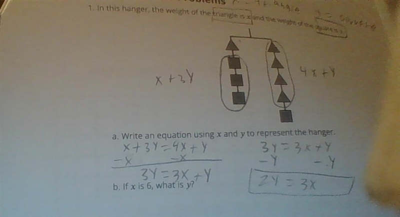 B: if x is 6, what is y?-example-1