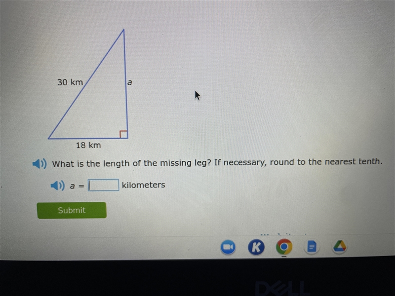 Can someone help me with phytagorean theorem find the missing leg length. It would-example-1