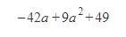 Write the trinomial as a square of a binomial or as an expression opposite to a square-example-1