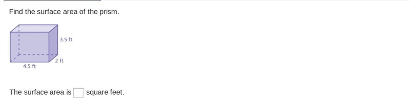 HELP PLEASE! FIND THE SURFACE AREA OF PRISM (WITH THESE NUMBERS)-example-1