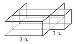 Help?? The figure shown is composed of three identical rectangular prisms and a cube-example-1