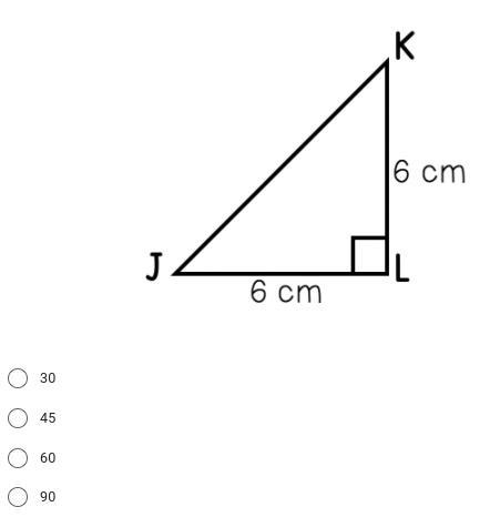 What is the measure of ∠J?-example-1