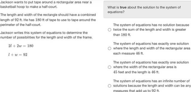 What is true about the solution to the system of equations-example-1