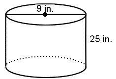 What is the volume of the cylinder shown below?Use 3.14 as an approximation for π. A-example-1