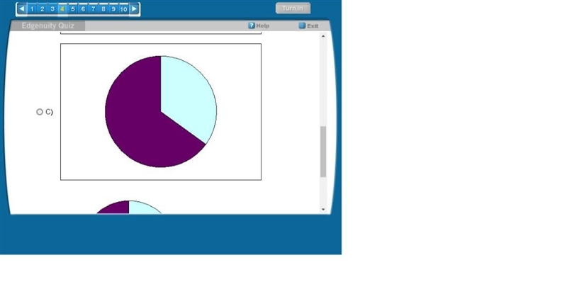 Which circle represents 30% in blue?-example-1