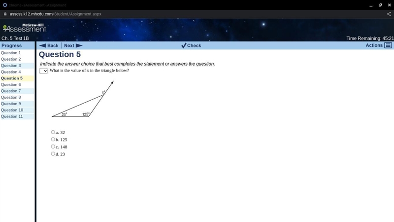 Question 5 Indicate the answer choice that best completes the statement or answers-example-1