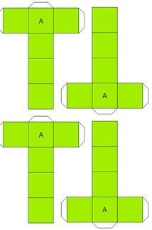 What is the volume of cube B? How many cubes identical to cube A are needed to fill-example-3