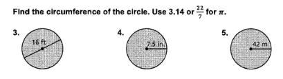 (do all three and show work) find the circumference of the circle. use 3.14 or (22)/(7) for-example-1