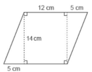 What is the area of the figure? 168 centimeters squared 190 centimeters squared 238 centimeters-example-1