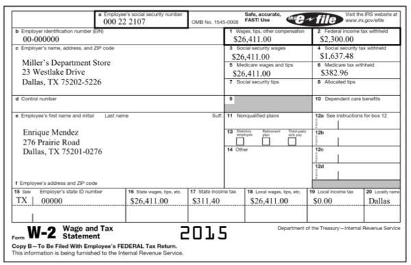 I need help!! Shown below is a Form W-2. Based on the Form W-2, determine the information-example-1