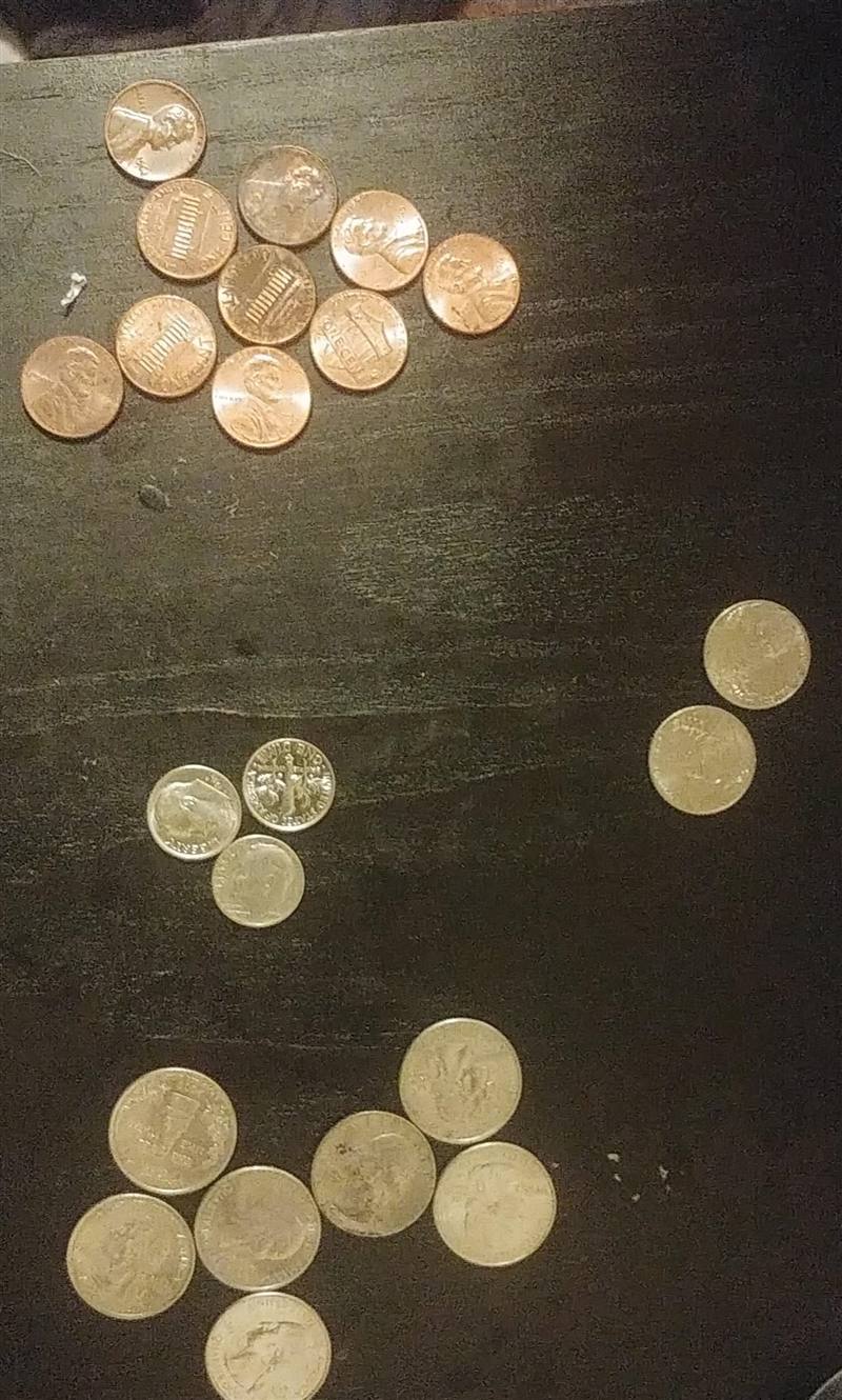 How much is ten cents+ three dimes + two 5 cents+ 7 quaters equals? I'm trying to-example-1