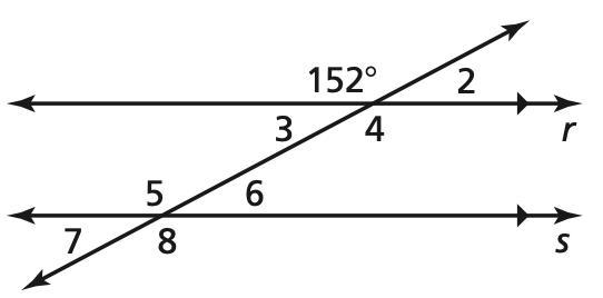 This is due today at 8:00pm so please help me out :) Use the figure to find the measures-example-1