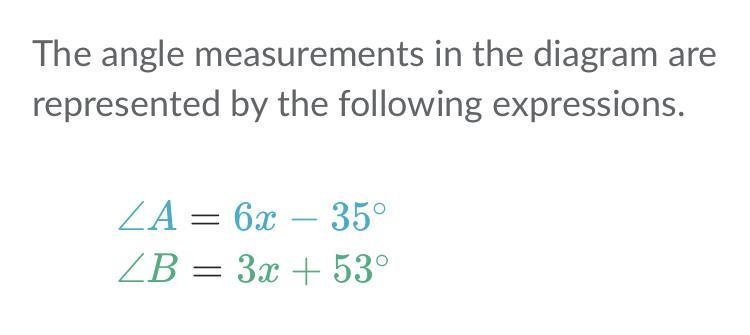 What is angle A equal? Thanks :)-example-3