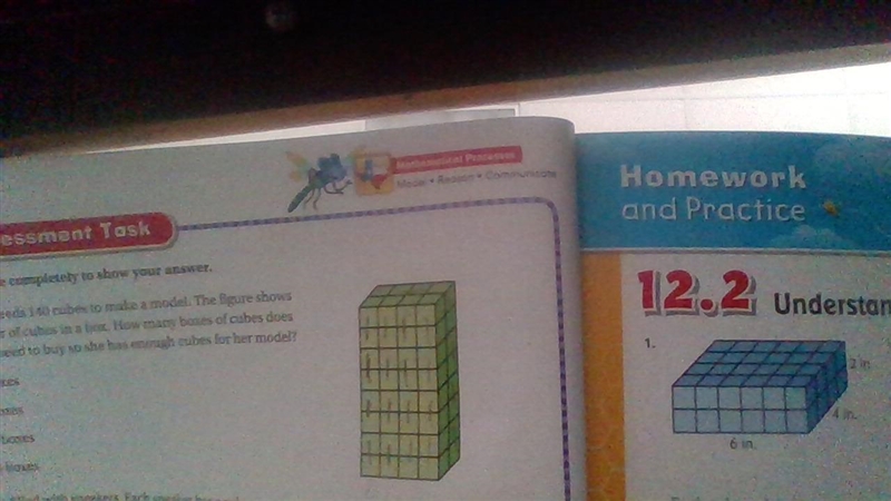 Anita needs 140 cubes to make a model. The figure shows the number of cubes in a box-example-1