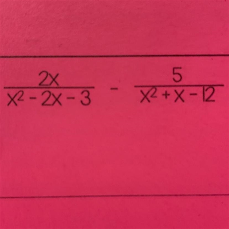 Subtract rational expression Please show steps to answer-example-1