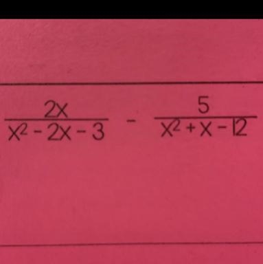 Subtract Rational Expression SHOW STEPS-example-1