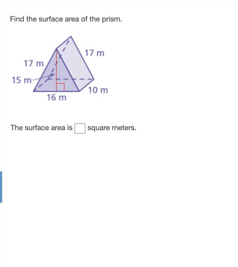 Find the surface area of the prism.-example-1