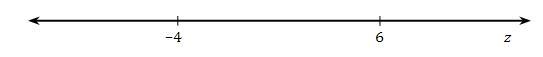 for each of the number lines, write an absolute value equation in the form |x-c|=d-example-1