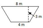 . A pedestal is built using a trapezoid-shaped base. Find the area of the trapezoid-example-1