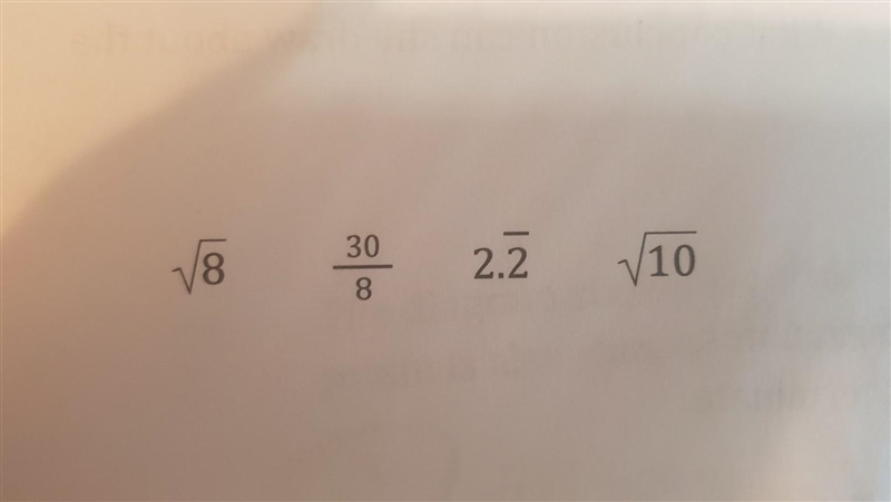 Place the following numbers on order from the least to greatest (TIMED!!!)​-example-1