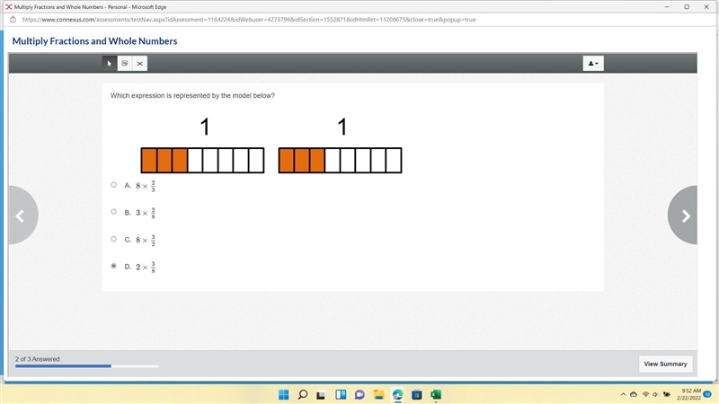 Which expression is represented by the model below?-example-1