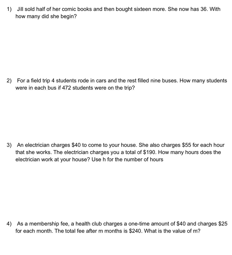 PLEASE HELP!! It writing Equations from words-example-1