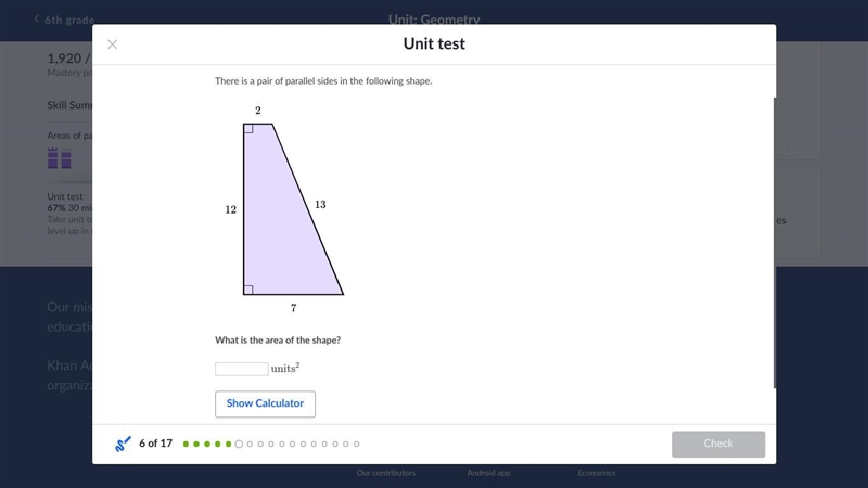 What is the area of the shape?-example-1