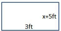 Write an inequality for x that would give this rectangle an area of at least 93 square-example-1