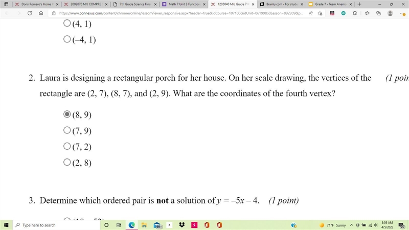 Math question on the sceen shot-example-1