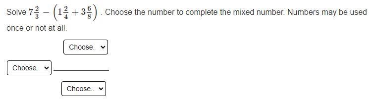 The answer choices are from 1 - 11. Whole Number = A Numerator = B Denominator = C-example-1