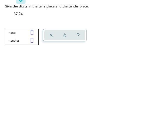 Give the digits in the tens place and the tenths place.-example-1