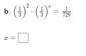 Find the value of x in the equation without evaluating the power-example-1