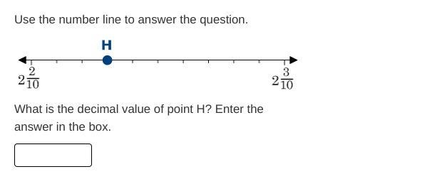 Use the number line to answer the question-example-1