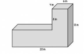 Find the volume of the composite figure.-example-1