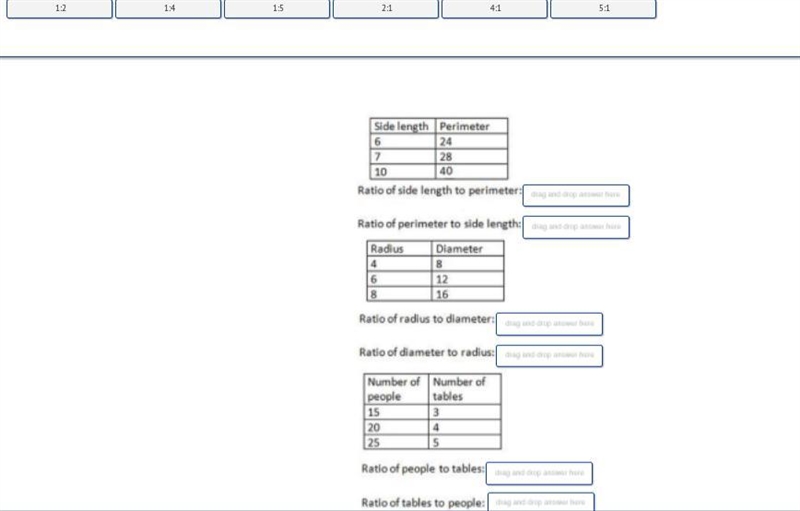 Use each table to find the requested ratio.-example-1