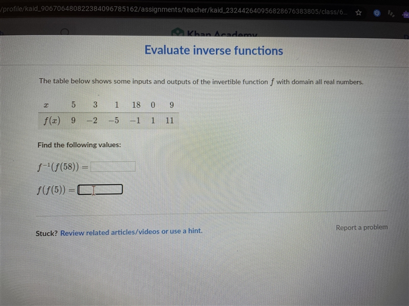 X-| 5 | 3 | 1 | 18 | 0 | 9| f(x)-| 9 | -2 | -5 | -1 | 1 | 11 | Find the following-example-1